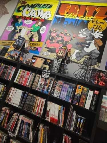 Comic book store in Englewood Mutiny Comics & Coffee