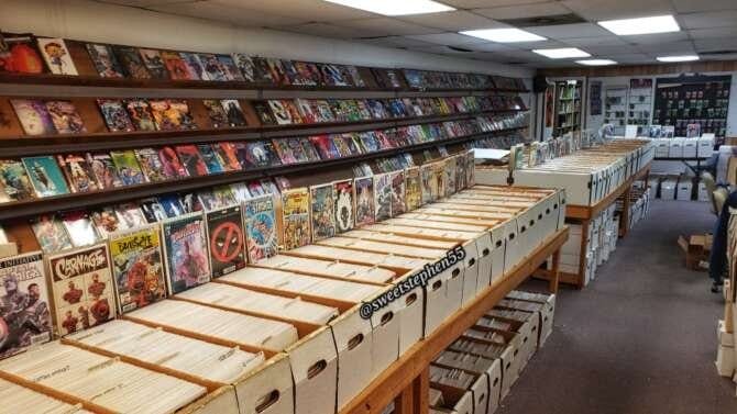 Comic book store in Dalton Fantasy Factory
