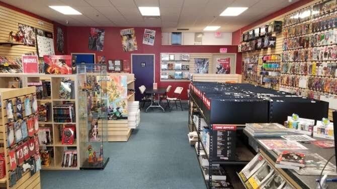 Comic book store in Clermont Coliseum of Comics Clermont