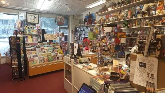 Comic book store in Jamestown Chautauqua Comics