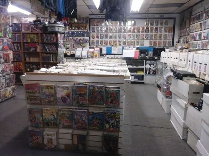 Comic book store in Astoria Silver Age Comics