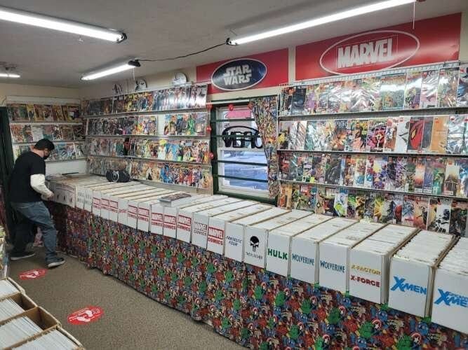 Comic book store in Rootstown Adam’s Action Figures & Comics