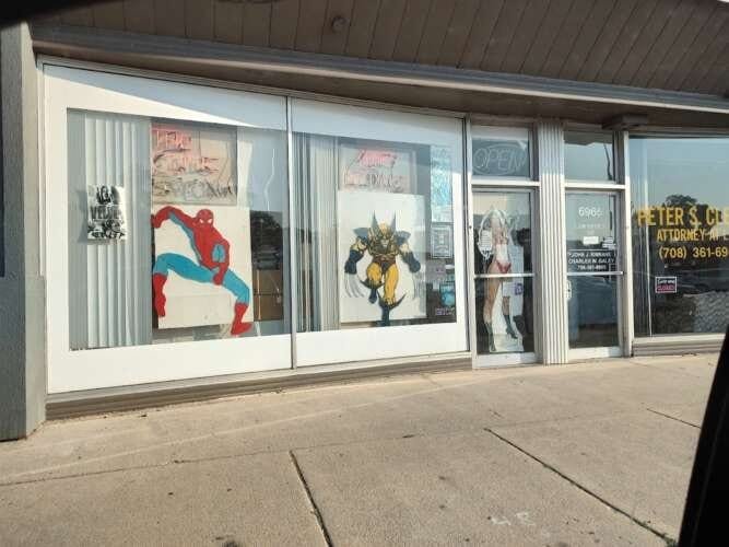 Comic book store in Worth Comic Asylum