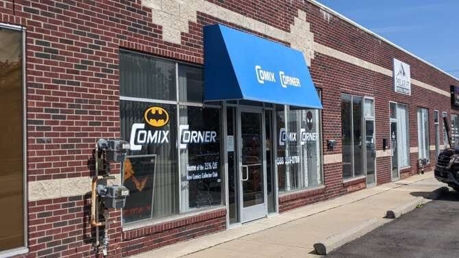 Comic book store in Fraser Comix Corner