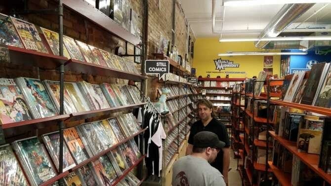 Comic book store in Grand Rapids Vault of Midnight Grand Rapids Michigan