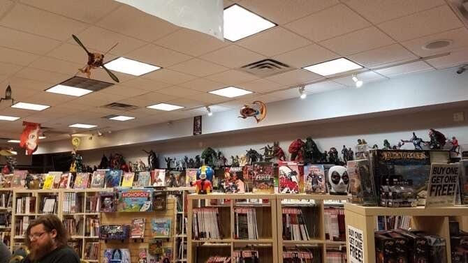 Comic book store in Tampa Coliseum of Comics & Games (CCG)