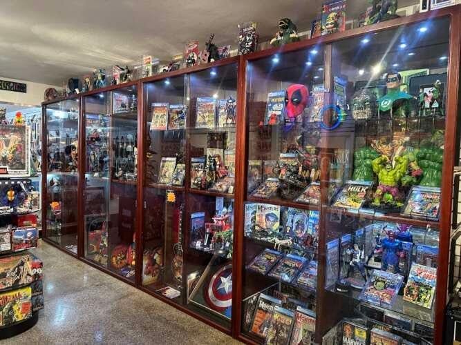 Comic book store in New Port Richey Six Strings & Superheroes