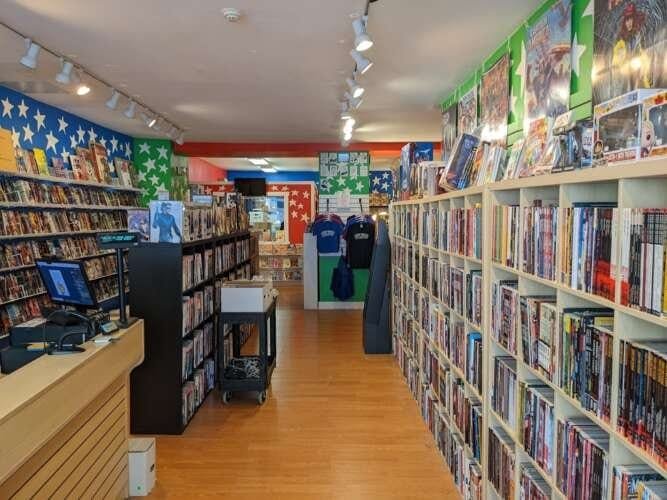 Comic book store in Harrison Aw Yeah Comics NY