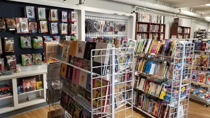 Comic book store in Madison Dewey's Comic City