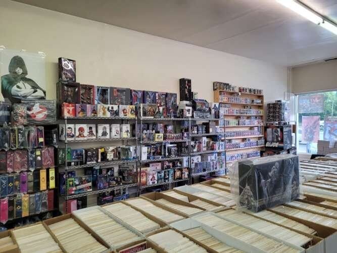 Comic book store in Knoxville Comics Exchange