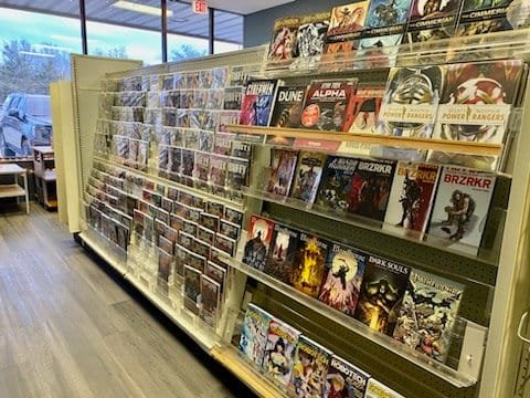 Comic book store in Chester Darkstone Comics