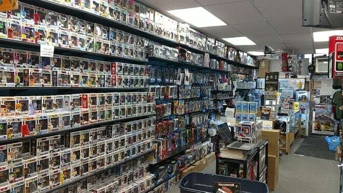 Comic book store in Bronx Collector Cave