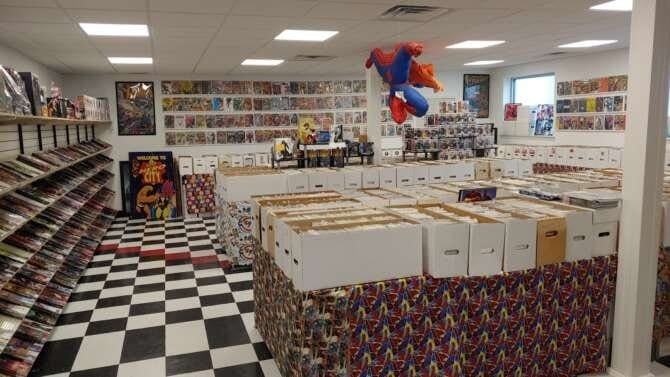 Comic book store in East Greenville Bitterman's Comics and More