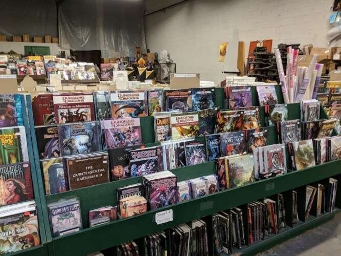 Comic book store in Spokane Merlyn's Comics and Games