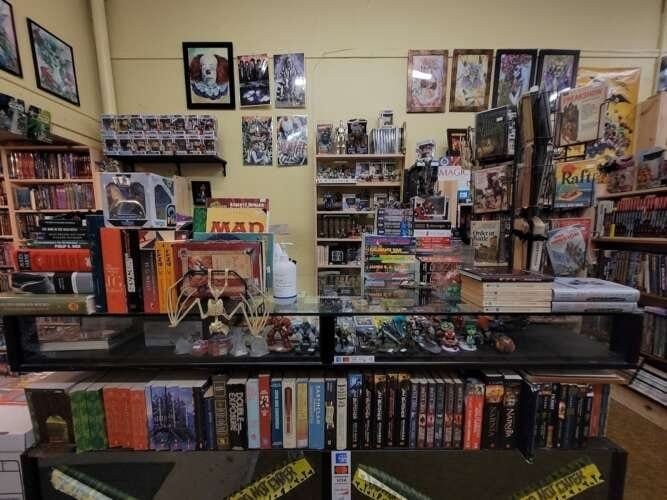 Comic book store in Kent Page Turner Books