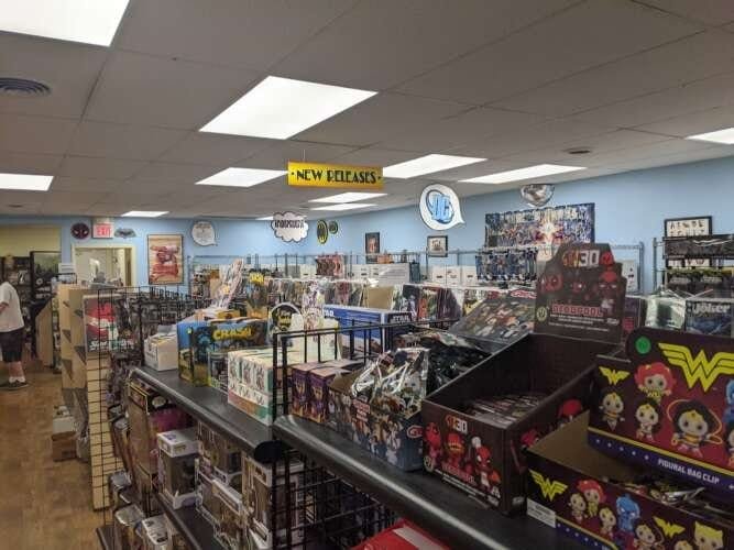 Comic book store in Asheville Comic Envy