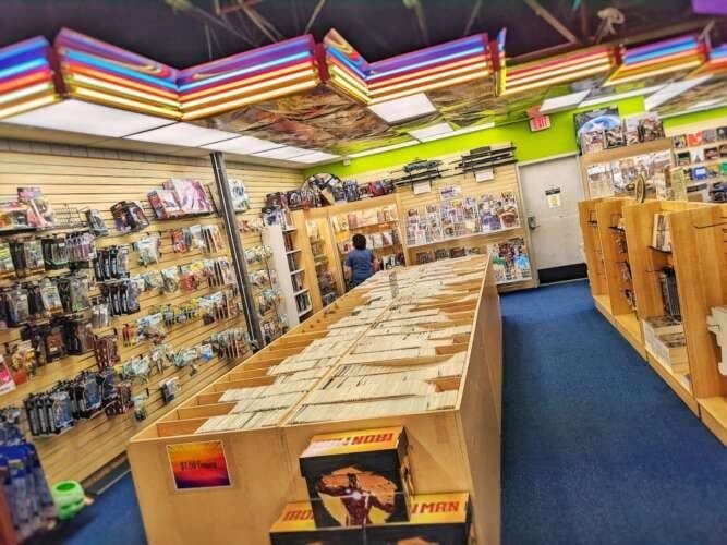 Comic book store in Oklahoma City Vintage Stock Oklahoma City Oklahoma
