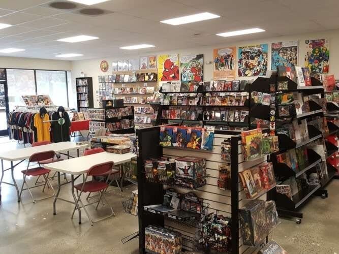 Comic book store in Shoreline Arcane Comics & More