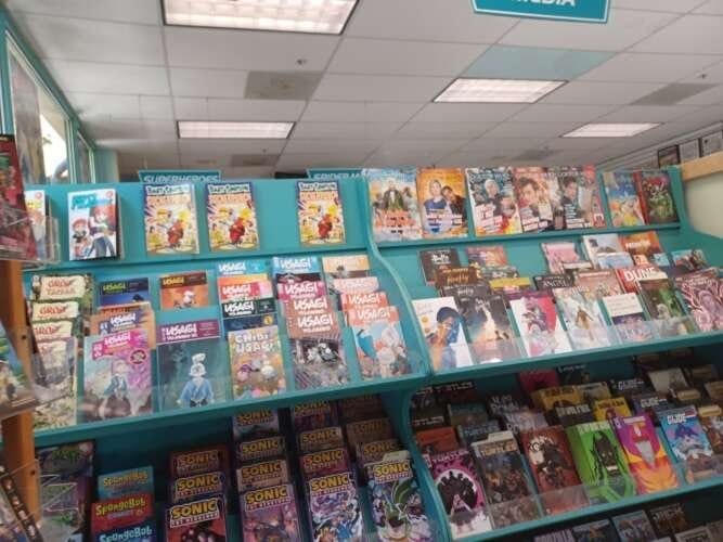 Comic book store in Santa Cruz Atlantis Fantasyworld