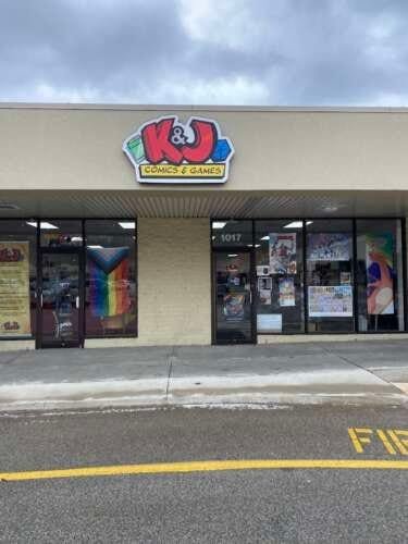 Comic book store in West View K & J Comics and Games