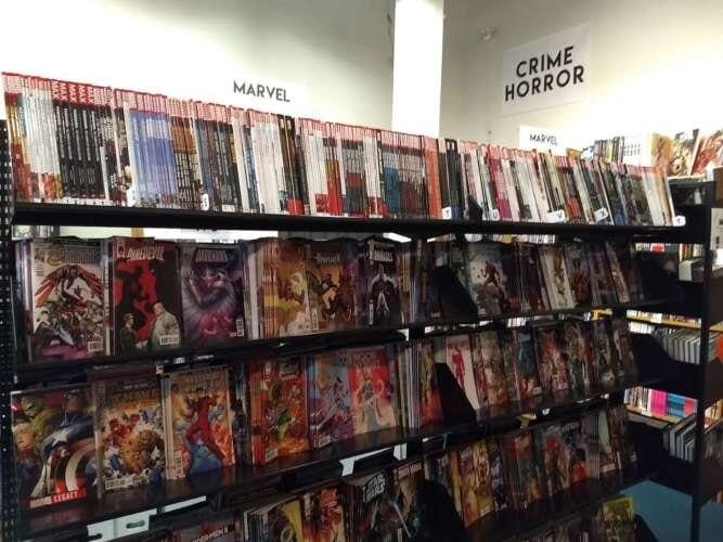 Comic book store in Portland Floating World Comics