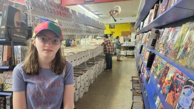 Comic book store in Flint Comic Relief