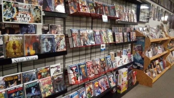 Comic book store in Glendale Drawn To Comics