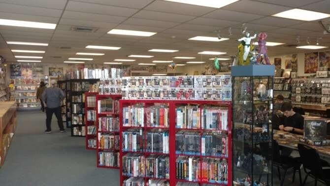 Comic book store in Reno Comic Kingdom