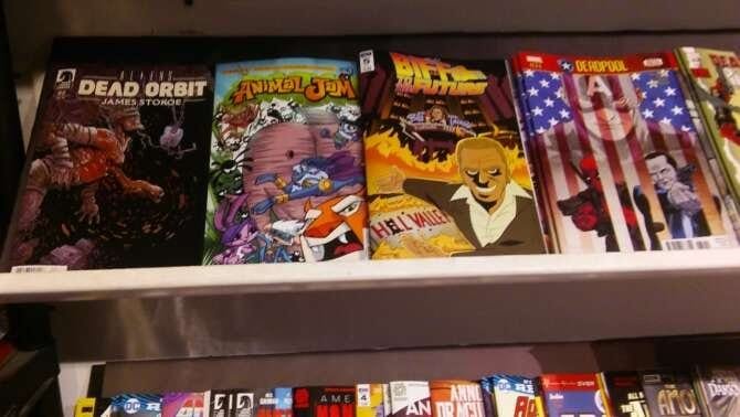 Comic book store in Staten Island Hypno-Tronic Comics