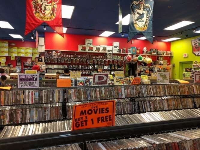 Comic book store in Tulsa Vintage Stock