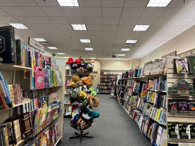 Comic book store in Cumberland Books-A-Million Cumberland Maryland