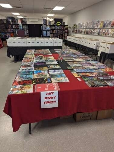 Comic book store in Wickliffe Vallar comics