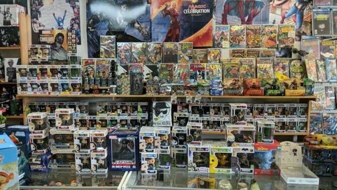 Comic book store in Lexington Heroes Realm