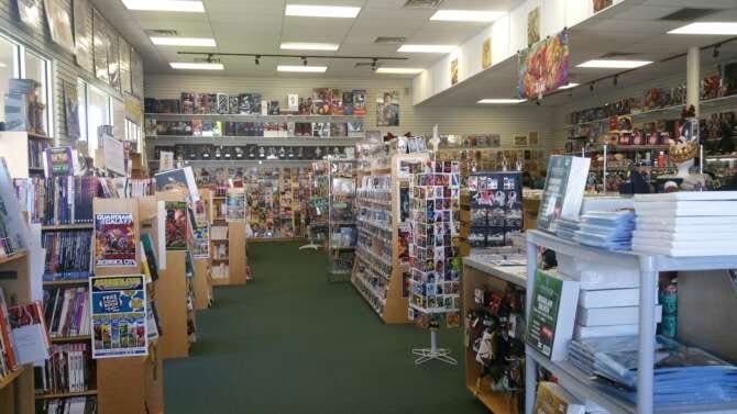Comic book store in Houston Bedrock City Comic Co