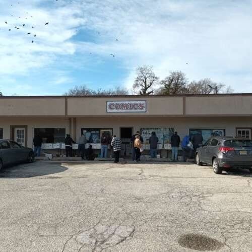 Comic book store in Woodbury Frankenstein Comics