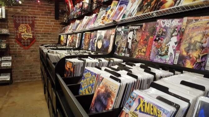 Comic book store in Leavenworth Krampus Kave