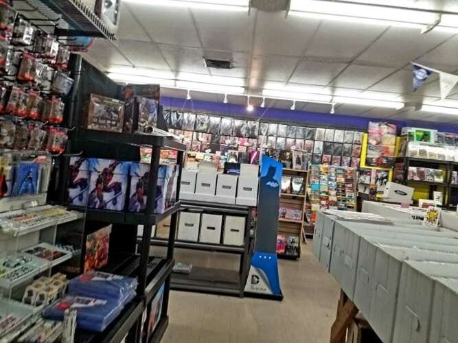 Comic book store in Jackson Nostalgia Ink