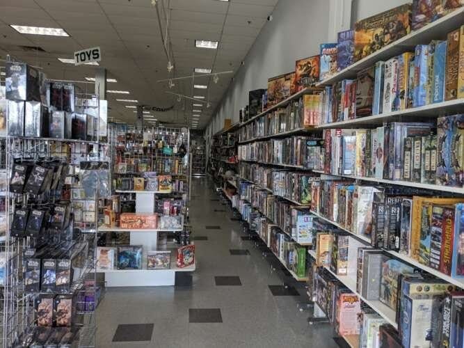 Comic book store in Durham Atomic Empire