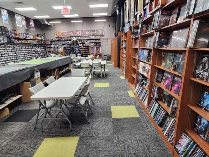 Comic book store in Knoxville Sci-Fi City