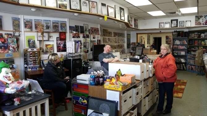 Comic book store in West Branch West Branch Antiques & Comics