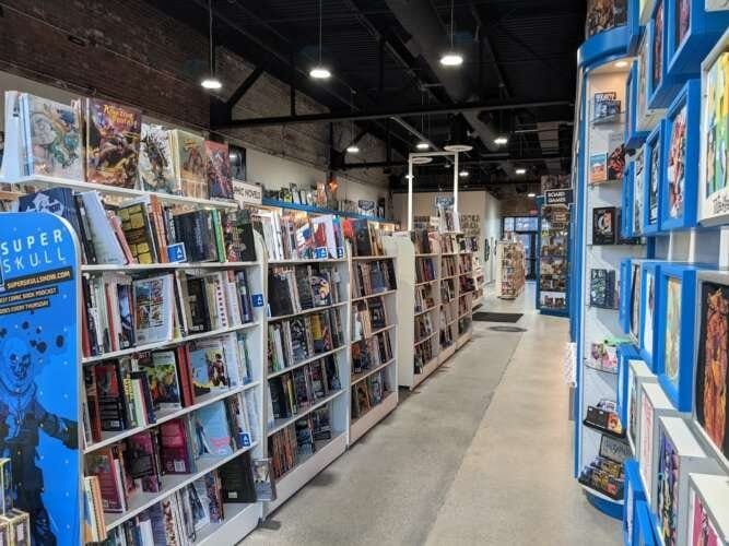 Comic book store in Detroit Vault of Midnight Detroit Michigan