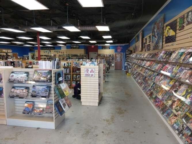 Comic book store in Austin Tribe Comics and Games