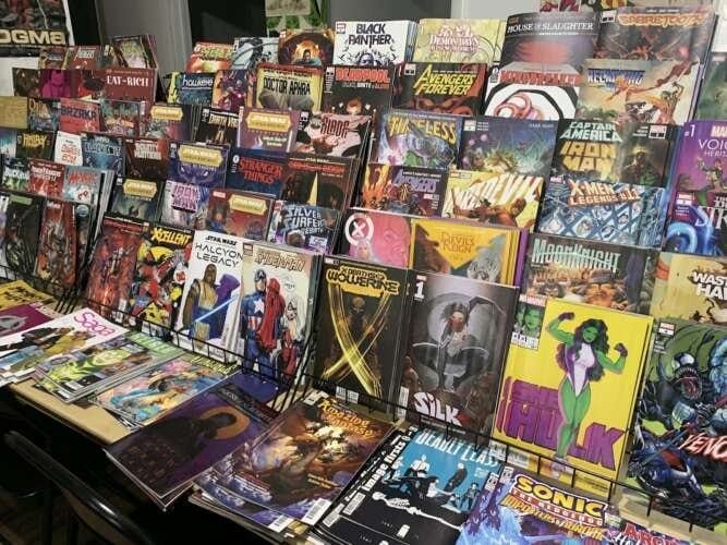 Comic book store in Scotia weird-o comics and collectibles