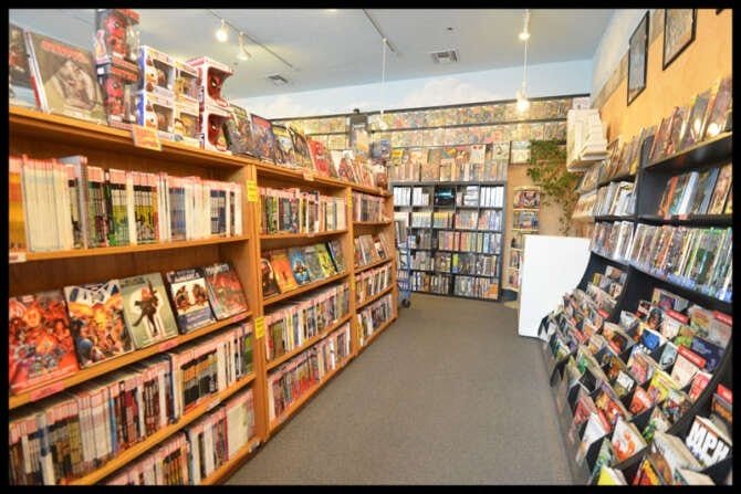 Comic book store in Santa Cruz Comicopolis
