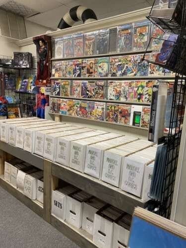 Comic book store in Inverness POP-CULTURE-RAMA
