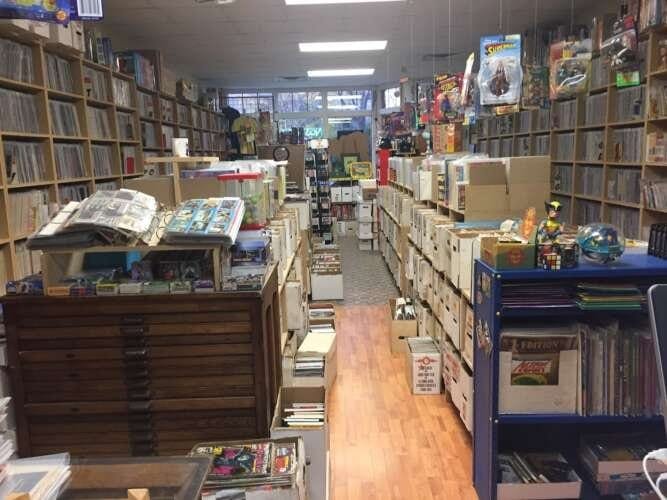 Comic book store in Minneapolis Nostalgia Zone Comic Books