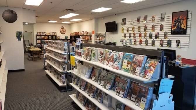 Comic book store in Chelsea Secret Crisis Comics