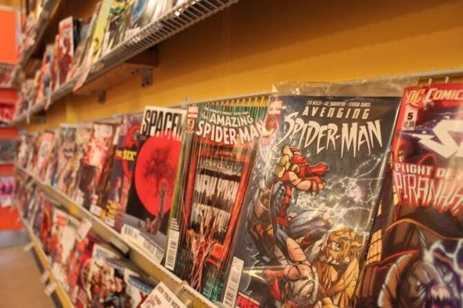 Comic book store in Portland Bridge City Comics