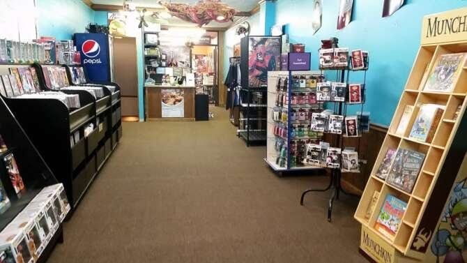 Comic book store in Ripley Hall of Heroes Comic book store in Ripley Hall of Heroes