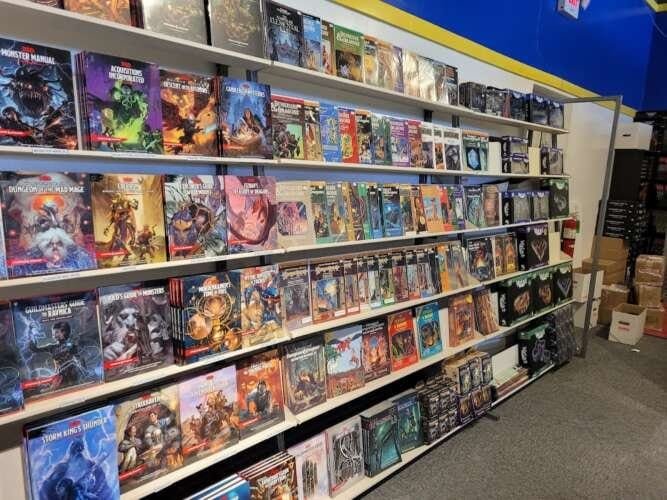 Comic book store in Clay Larger Than Life